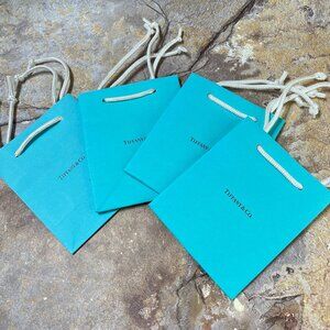 Tiffany Shopping Bags Set of 4 Small NEW